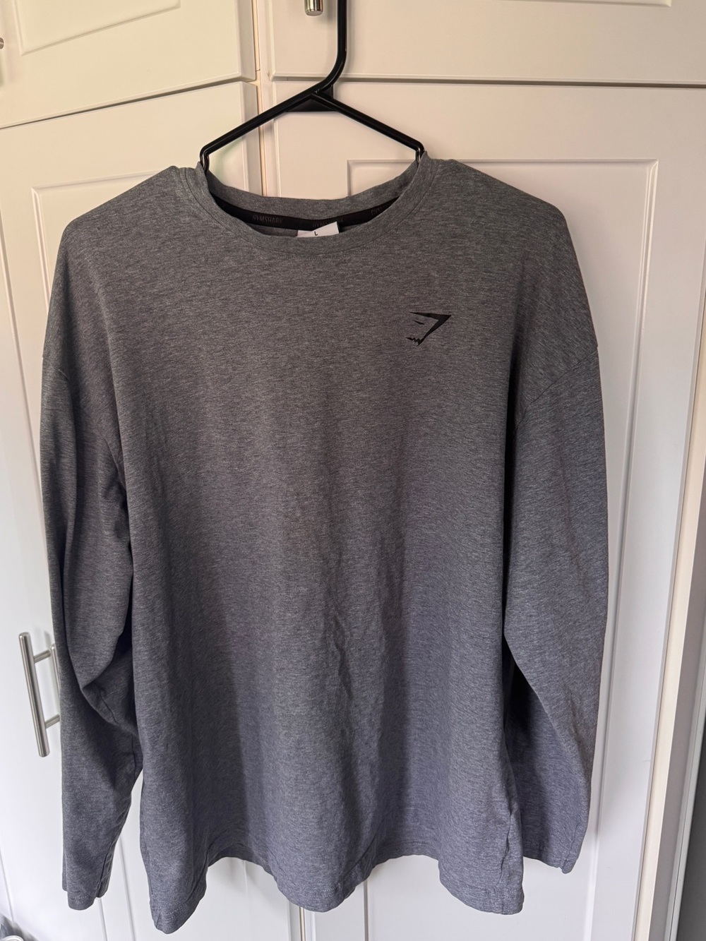Gymshark Men’s Long Sleeve Crew Neck Shirt - Grey